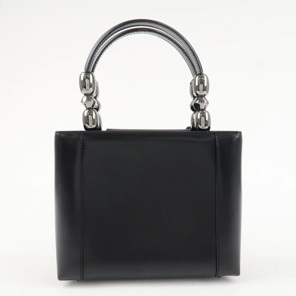 ❤️Authentic Christian Dior Enamel Leather Maris Pearl Hand Bag❤️ - Picture 4 of 16